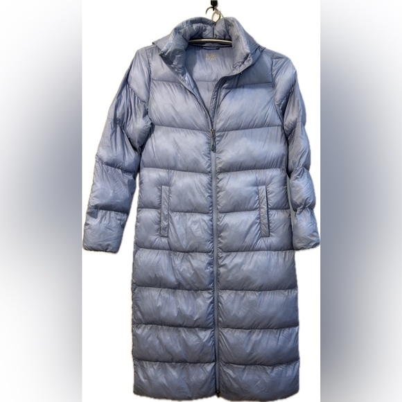 32 Degrees Heat Womens Lightweight Blue Maxi Poly-fill coat Puffer Jacket Size S - Picture 3 of 16